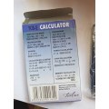 Electronic calculator - 8 digit freezing TC8-E navy