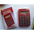 Electronic calculator - 8 digit freezing TC8-E red