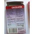 Electronic calculator - 8 digit freezing TC8-E red