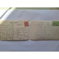 Vintage photo postcards 1931 and 1933