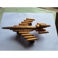 Bomber made from gun shells - very unique and rare - 20cm in length and 13cm wide