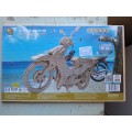 3D wooden puzzle - motorcycle