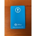 Original Genuine Microsoft Office 2013 Home & Business keycard