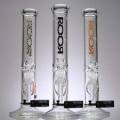 QUALITY ROOR BRAND THICK CLEAR GLASS BONG WITH ROOR PRINT