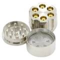 AWESOME LOOKING 3 LAYER METAL BULLET STYLE HERB GRINDER