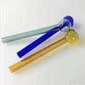 PYREX `LOLLIES:`  6 pack mixed  - DURABLE GLASS PIPES (CLEAR,ORANGE, GREEN and BLUE) R39 each
