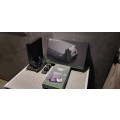 Xbox One X 1TB, Vertical Stand with fan, USB and Charging Dock, Sparkfox dual charger and battery