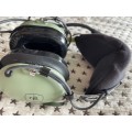 David Clark Aviation Headset H10-13.4 and David Clark Headset bag, fuel tester and foggles.
