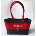 Polo Iconic Womens Handbag - Brown & Red
