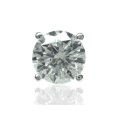 9K White Gold Stud Earrings With 2.37 Ct Lab Grown Diamonds