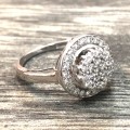 Beautiful 9ct White Gold Diamond Ring