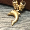 Yellow Gold Dolphin Pendant & Necklace