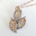 Gold and Diamond Necklace and Pendant #1059
