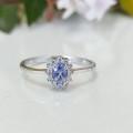 Diamond Sapphire Ring #1032