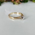 Yellow Gold and Diamond Ring #1066