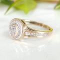 Yellow Gold Diamond Ring #1077