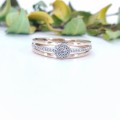 Rose Gold Diamonds Ring #1101