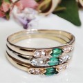 Don`t miss Out. Gold & Emerald Ring #1123