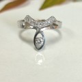 White Gold Diamond Ring #1130