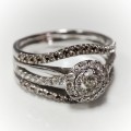 Ladies Diamond & White Gold Ring #1137