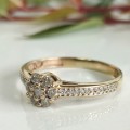 Ladies Gold & Diamond Ring #1152