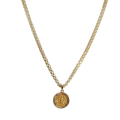 ##14kt Gold Guardian Angel Necklace #1154