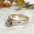 Yellow Gold & Diamonds Ring #1158