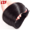 11A Brazilian Straight Hair Bundles Plus Closure (10, 10, 12 + 8 closure)