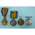 WW1 Trio and Permanent Forces Of The Empire LSGC Medal