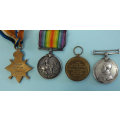 WW1 Trio and Permanent Forces Of The Empire LSGC Medal