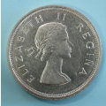 1957 South Africa SILVER 5 Shillings Coin