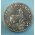 1962 South Africa SILVER 5 Shillings Coin
