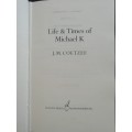 LIFE & TIMES OF MICHAEL K / J.M. COETZEE 1ST EDITION