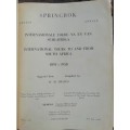 Springbok Annals / Annale 1891-1958