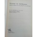 NORME VIR AFRIKAANS / W. A. M. CARSTENS