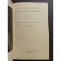 The Reminiscences of Sir Walter Stanford by J. W. Macquarrie (V.R.S 43)