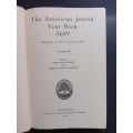 The American Jewish Year Book 5689, September 15, 1928 to October 5, 1929  Schneiderman, Harry