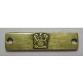 Miniature Coat of Arms Bar In Silver & Gilded