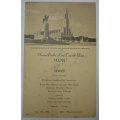 Union Castle Line Menu June 15th 1952 202mm x 126mm