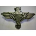 44 Parachute Brigade Grey Metal Beret Badge Pin Type Dinnes 303