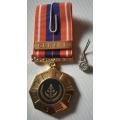 Full Size Pro Patria Medal Numbered at Back w/ Cunene Bar & Cunene Button in Box
