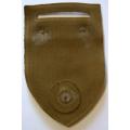 51 Battalion Rubberised Shoulder Flash No Pin Note Holes of Removed Higher Formation Bar