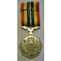 Full Size Southern Africa Medal Uniface Susp Tall Grass Crisp Detail Matte Finish Nr @ Back In Box