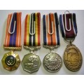 Miniature Medal Set of Four