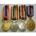Miniature Medal Set of Four