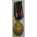 Miniature John Chard Medal Solid Acorn No Rim Large Suspender Ring Small Coat of Arms
