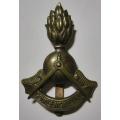 South African Engineers Cap Badge Bolts Replaced with Slider