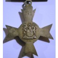 Full Size Pro Merito Decoration Marked Silver Nr 396 (Medal Appears in Matthysen) See Description