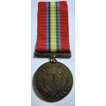 Full Size Venda Defence Force Medal Numbered on Rim 0182