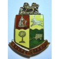 SA Administrative Pay & Clerical Corps Badge Enameled Silver Birmingham Hallmark No Pin 12g